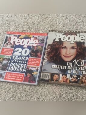 Vintage People Magazine Collectibles Lot of 2 Special Edition Special Issue
